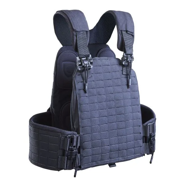 Portaplacas azul marino con MOLLE