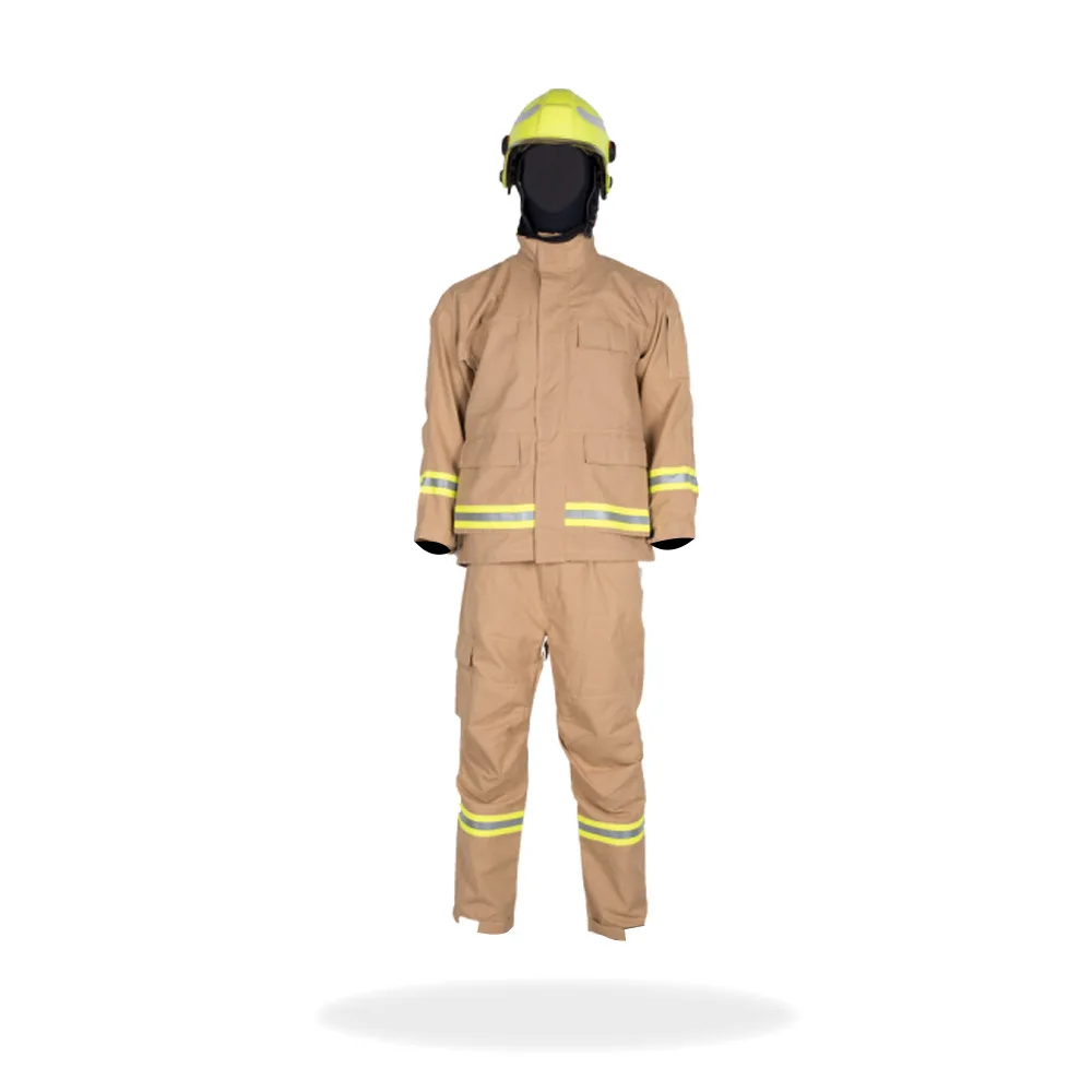 Traje para incendios forestales, vista frontal