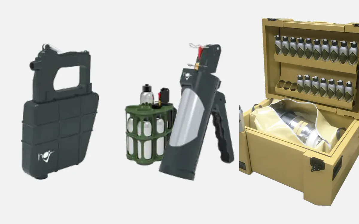 Hispanovema portable CBRN first-response units