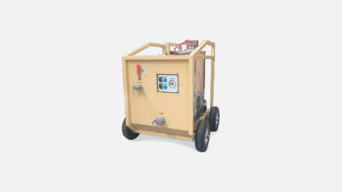 Tekerlekli AQUILES COMPACT kişi dekontaminasyon ünitesi